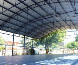 PREFEITURA REALIZA ENTREGA DA NOVA QUADRA POLIESPORTIVA DE ENGENHEIRO PASSOS NESTA TERÇA-FEIRA, DIA 22