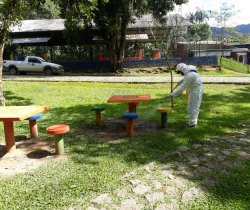TRABALHOS DE HIGIENIZAÇÃO CHEGAM AOS DISTRITOS DE RESENDE