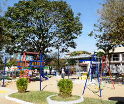 ÁREA DE LAZER DO BAIRRO MORADA DA COLINA RECEBE OBRAS DE REVITALIZAÇÃO