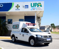 UPA CONTA COM UMA AMBULÂNCIA EXCLUSIVA PARA ATENDIMENTO