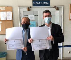APÓS VOTAÇÃO HISTÓRICA, DIOGO BALIEIRO E GERALDO DA CUNHA SÃO DIPLOMADOS