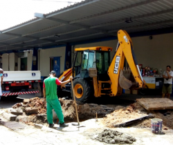 PREFEITURA DE RESENDE PROMOVE OBRAS NA RUA PRAÇA DA CONCÓRDIA AO REDOR DA RODOVIÁRIA VELHA