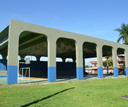 OBRAS NA QUADRA E SALA DE MÚSICA DO CIEP 489 ESTÃO EM REPAROS FINAIS