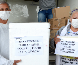 RESENDE RECEBE NOVAS DOSES DA VACINA CONTRA A COVID-19 NESTA QUINTA-FEIRA, DIA 05