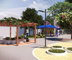 PREFEITURA DE RESENDE INICIA CONSTRUÇÃO DE PRAÇA, ACADEMIA E PARQUINHO NA TRAVESSA DO BAIRRO SÃO CAETANO  