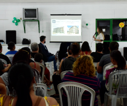 PREFEITURA DE RESENDE REALIZA PRIMEIRA REUNIÃO COM AS 64 FAMÍLIAS QUE OCUPARÃO AS UNIDADES HABITACIONAIS NA BAIXADA DA OLARIA