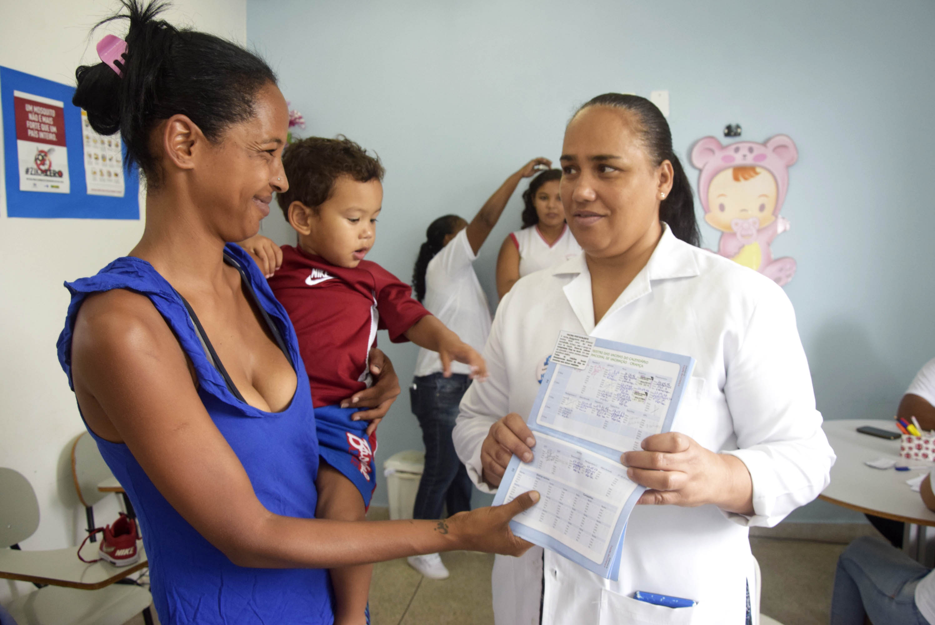 POSTO DE SAÚDE DA CIDADE ALEGRIA FAZ PESAGEM OBRIGATÓRIA DE MULHERES E CRIANÇAS INSCRITAS NO BOLSA FAMÍLIA