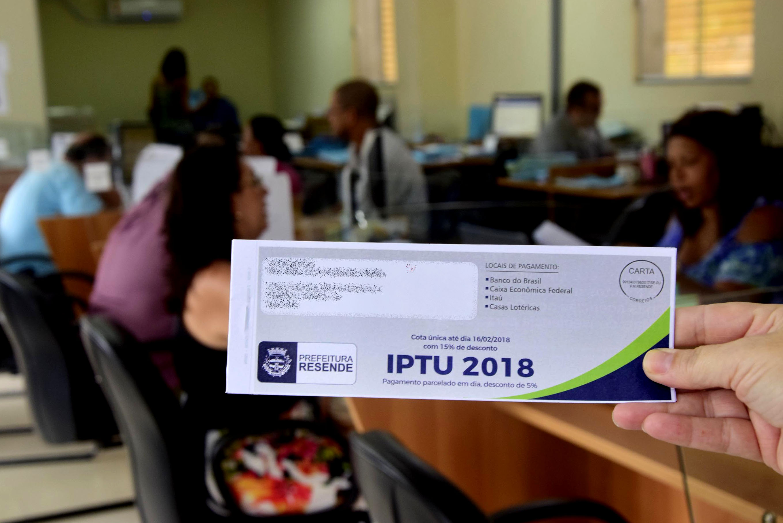 IPTU 2018: COTA ÚNICA COM 15% DE DESCONTO É PRORROGADA ATÉ DIA 28