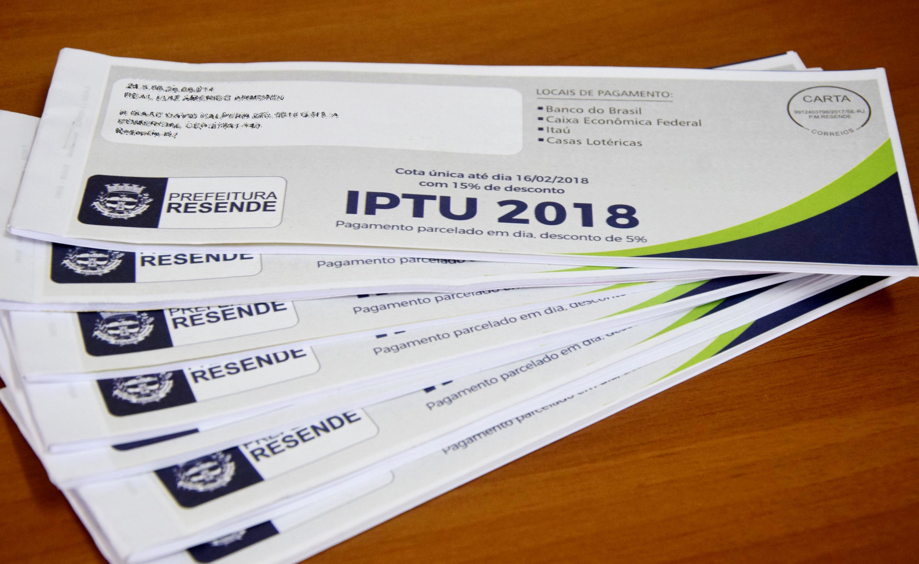 IPTU 2018 TERÁ 15% DE DESCONTO EM COTA ÚNICA