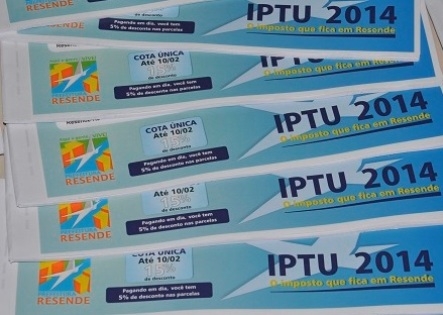 Vencimento do IPTU é prorrogado para a próxima segunda-feira