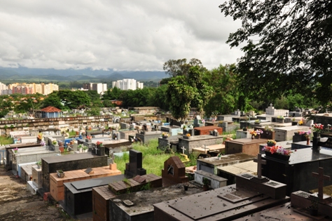 Cemitério Municipal passa por serviço de limpeza 