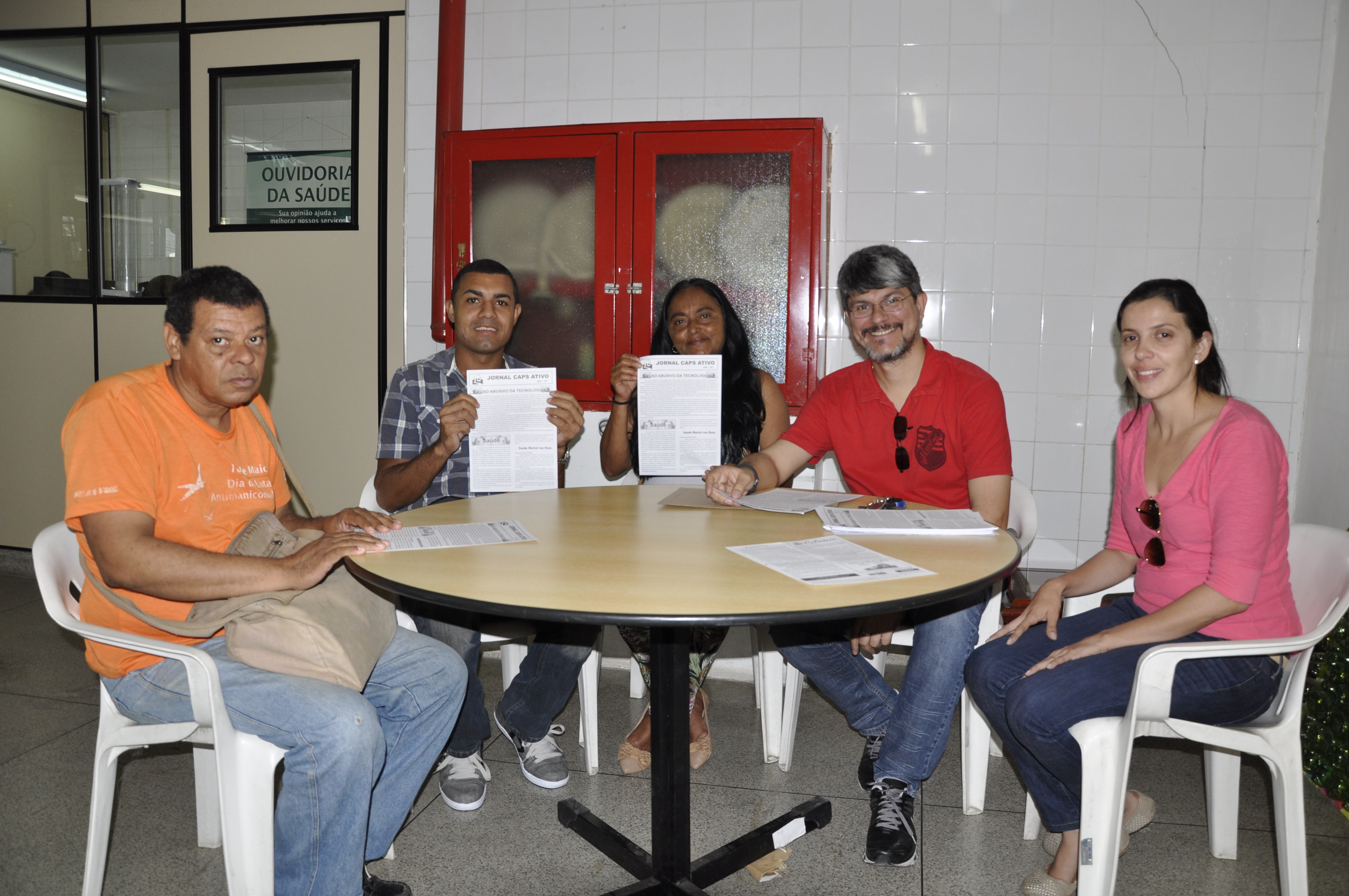 Pacientes da Saúde Mental lançam jornal Caps Ativo