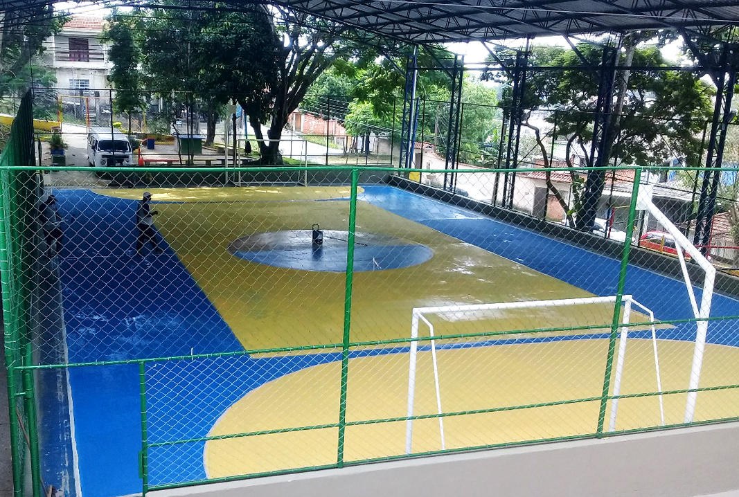 REVITALIZADA, QUADRA DO SANTO AMARO SERÁ ENTREGUE NESTA SEXTA-FEIRA