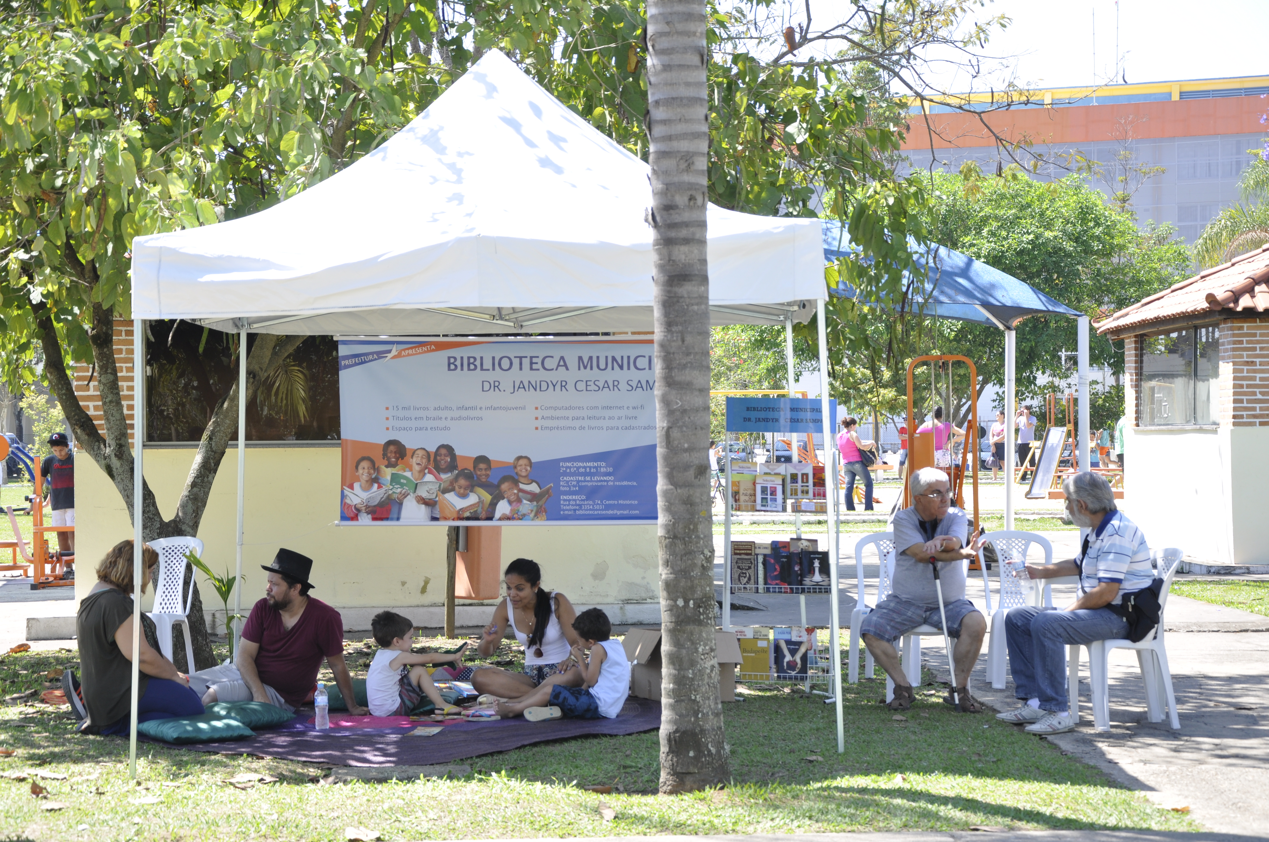 Parque das Águas recebe Projeto Pé de Livro neste domingo