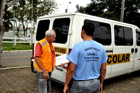 Transporte escolar passa por segunda vistoria anual