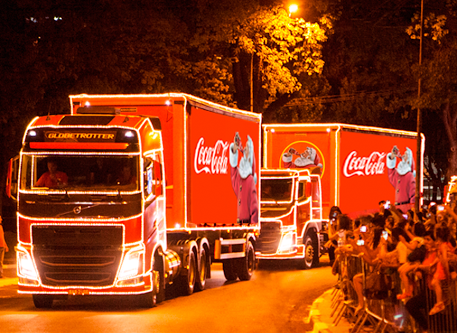 Caravana de Natal Coca-Cola chega em Resende nesta quinta-feira
