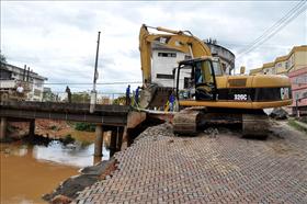 Ponte do Rio Sesmarias deverá ser liberada até segunda-feira
