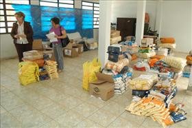 Prefeitura arrecada donativos para vítimas da chuva