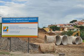 Obra da galeria de águas pluviais entra na reta final