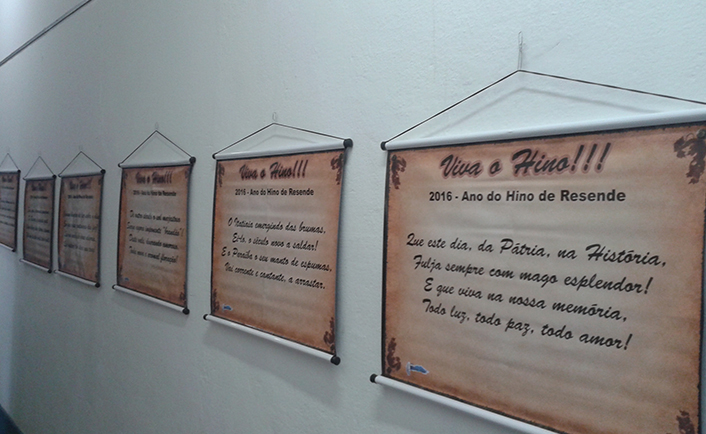 Exposição resgata importância histórica do Hino a Resende